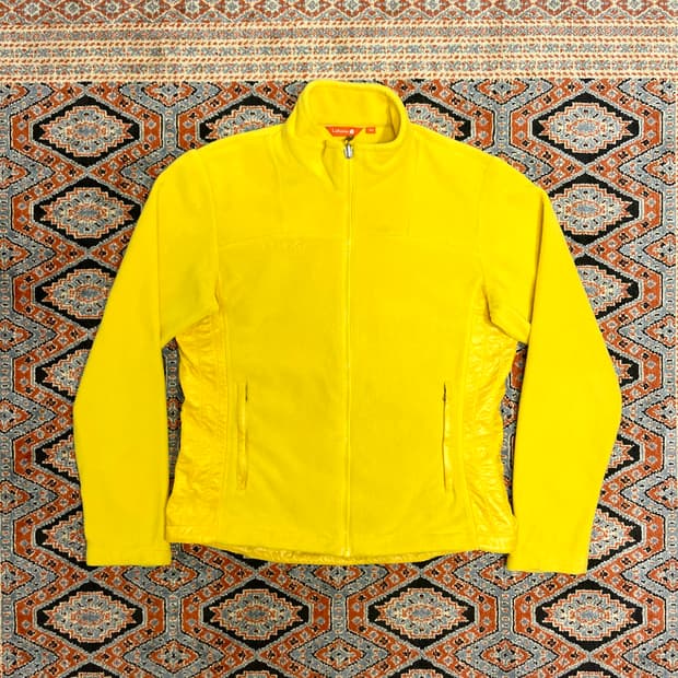 라푸마 옐로우 집업 플리스 자켓 여성100