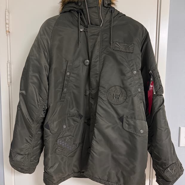 알파인더스트리 N-3B 야상 패딩 3L 카키