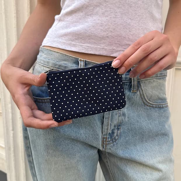 새상품 브랜디멜빌 도트 지갑 POLKA DOT COIN PURSE