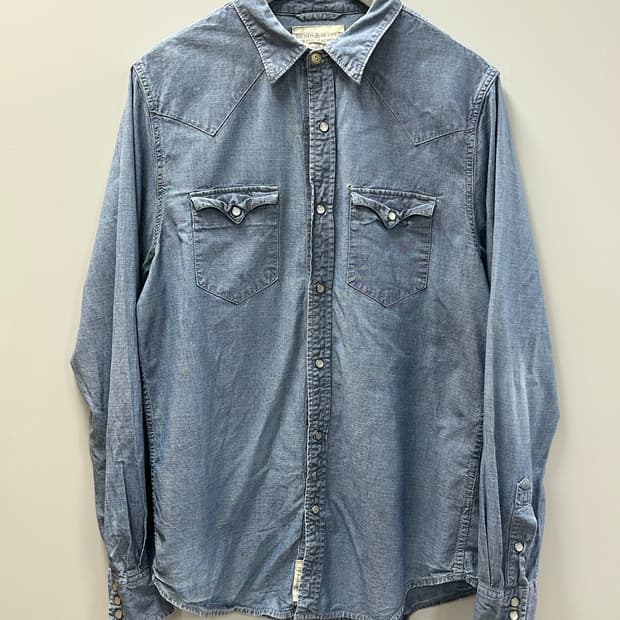 Denim Supply Ralph Lauren 웨스턴 데님 셔츠