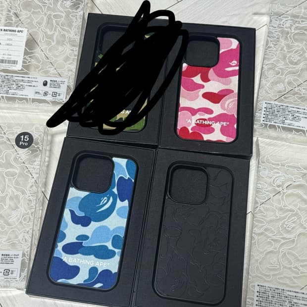 베이프 아이폰 15프로 폰케이스 판매합니다