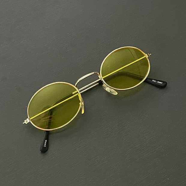 빈티지 옐로 렌즈 선글라스 / Vintage Sunglasses