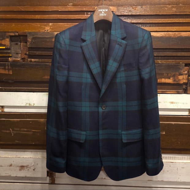 발렌티노 블랙와치 테일러드자켓