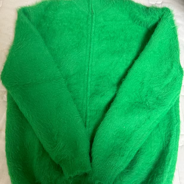 앙고라 니트집업