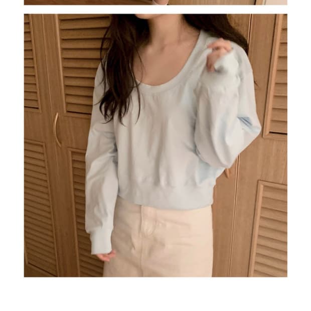 니어웨어 언유쥬얼리 시트러스 맨투맨