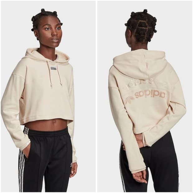 [무료배송][95]아디다스 여성용 크롭티 후드티