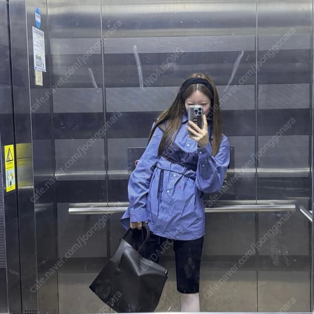 캐롤쇼페 데일리 블루 스프라이트 셔츠 오눅셔츠