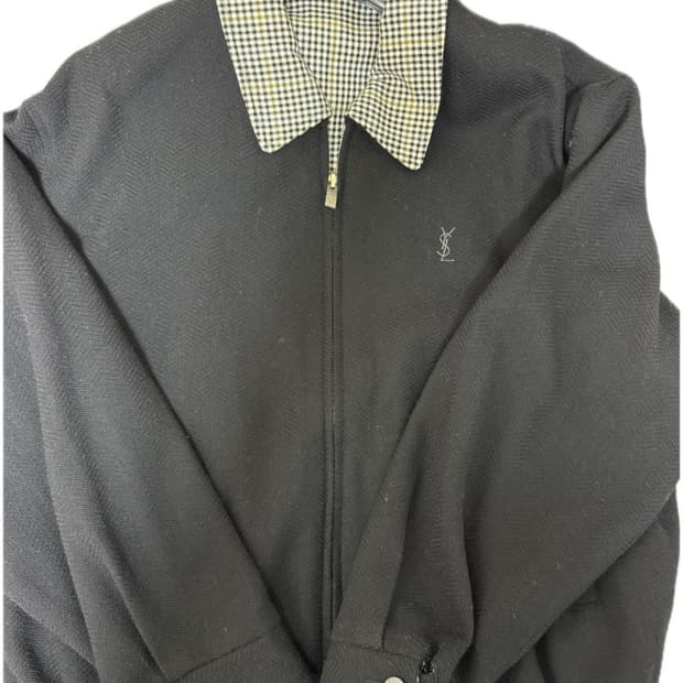 YSL 리버시블 블루종