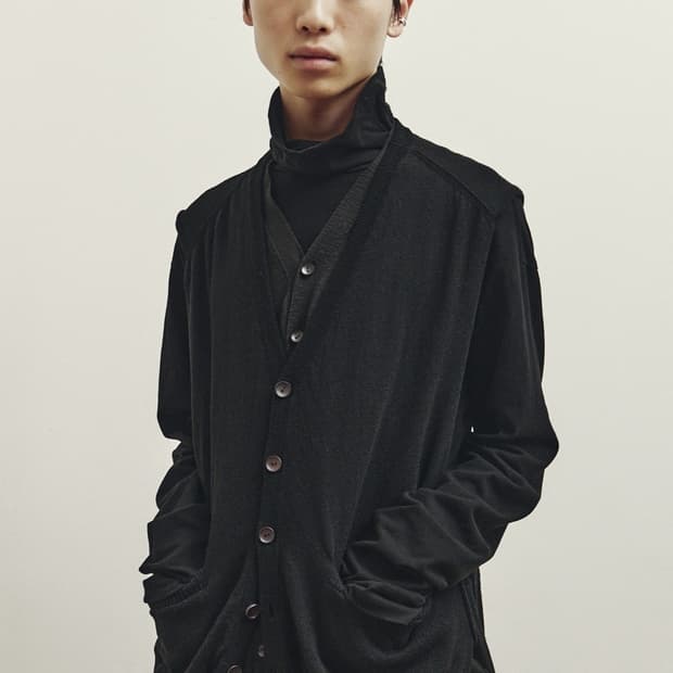 유스랩  더블 레이어드 니트 베스트