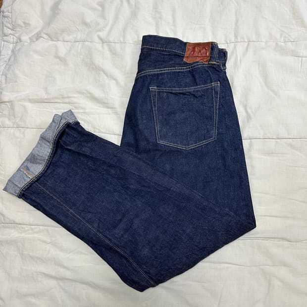 풀카운트 0105 W wide denim 36 사이즈
