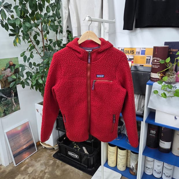 파타고니아 후드 플리스 집업 M 