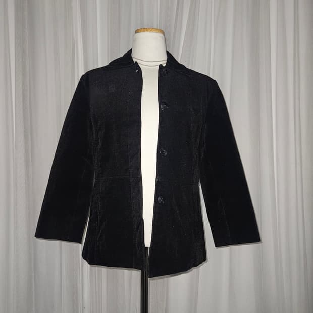 penny jule 윈터 블랙 코듀로이 자켓