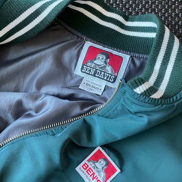 벤 데이비슨 화이트라벨 프린트 블루종