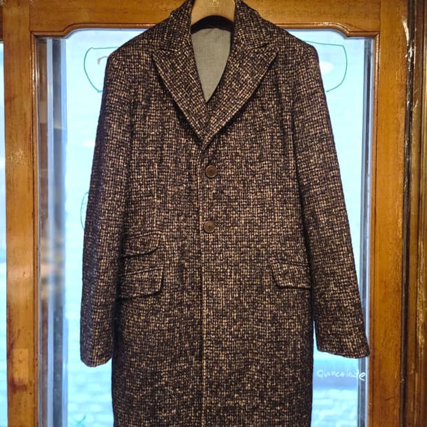 이탈리아 브랜드 헤보 트위드코트