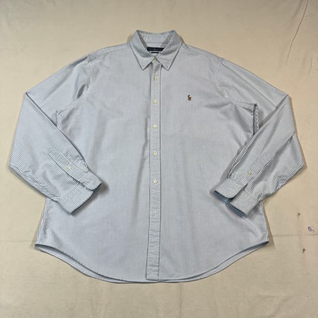 XXL) 폴로 랄프로렌 클래식핏 옥스포드 셔츠 큐알탭 신형