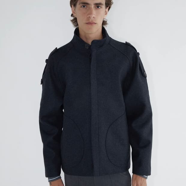 [M,L]팔로마울 Ferro 울 자켓/네이비