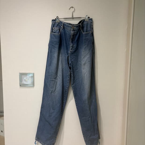 Kesson jeans 스트링 데님 팬츠