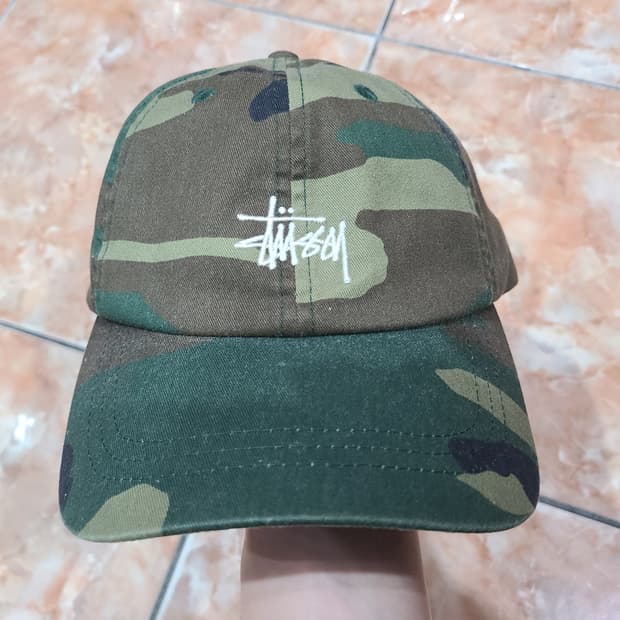 스투시 카모 볼캡