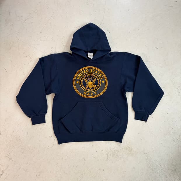 US NAVY USA OG 빈티지 후드티 S