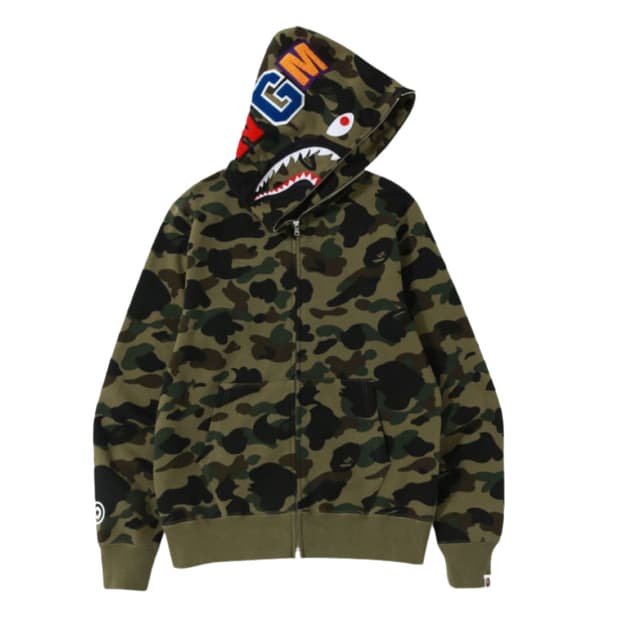 베이프 샤크후드 녹계