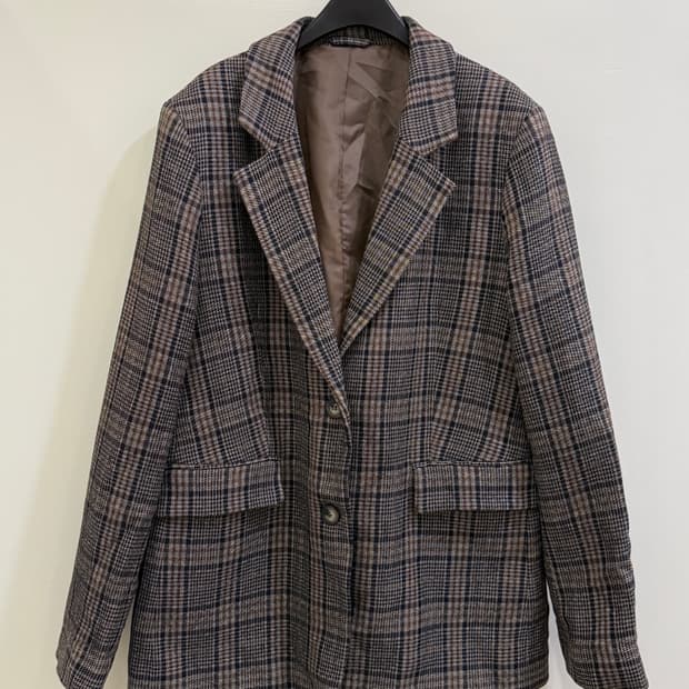 앤아더스토리즈 하운드 체크 자켓(정품)