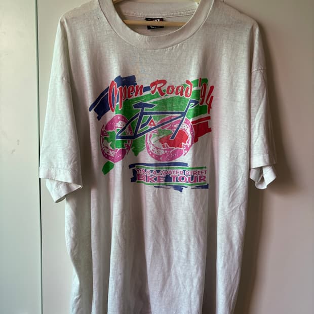 90s 바이크투어 티셔츠 (XL)