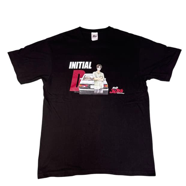 이니셜D 30주년 오피셜 타카하시료스케 티셔츠 XL