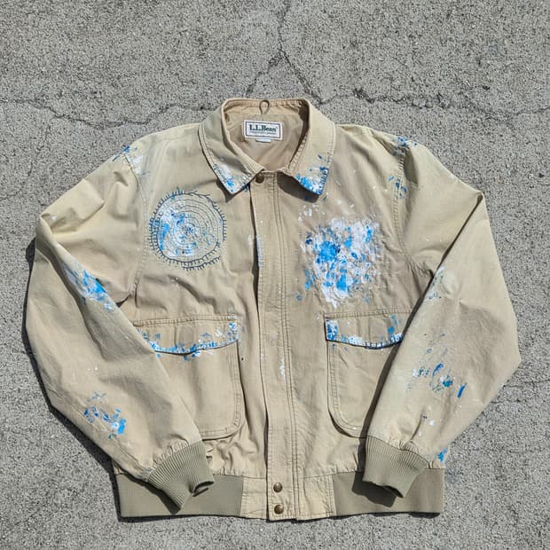 S.O/ 핸드페인팅, 자수 커스텀 자켓