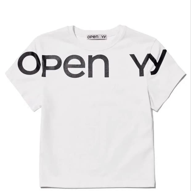 OPEN YY BABY TEE WHITE 1사이즈