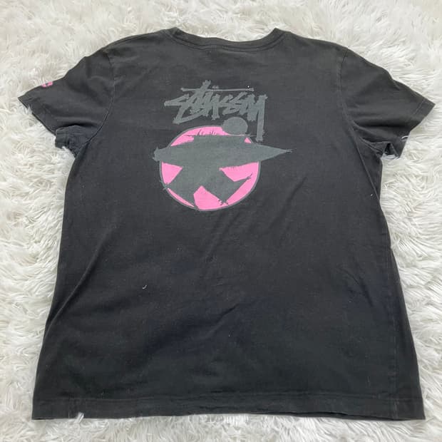 OG 스투시 스노우 프린팅 반팔 1029 y2k 스트릿 갸루 펑키 일본