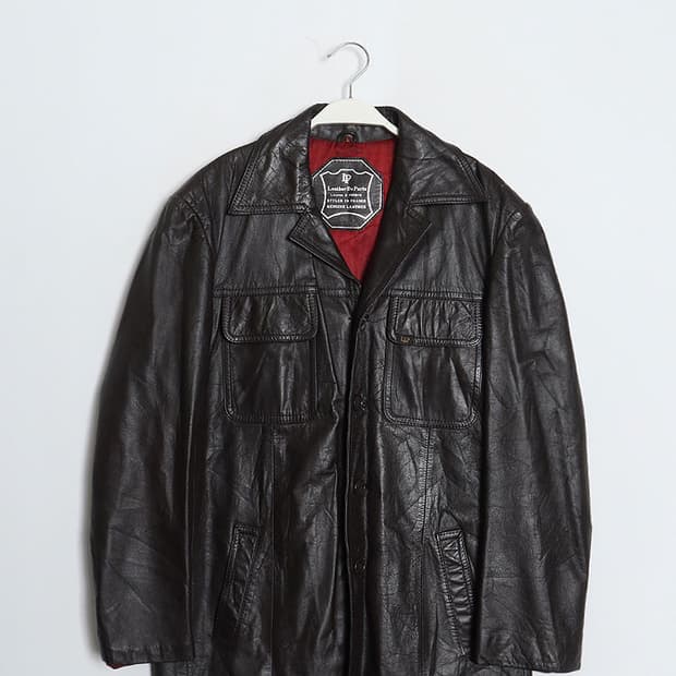 Leather De Paris Half Coat