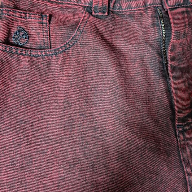 폴라스케이트 빅보이 진 레드블랙 M