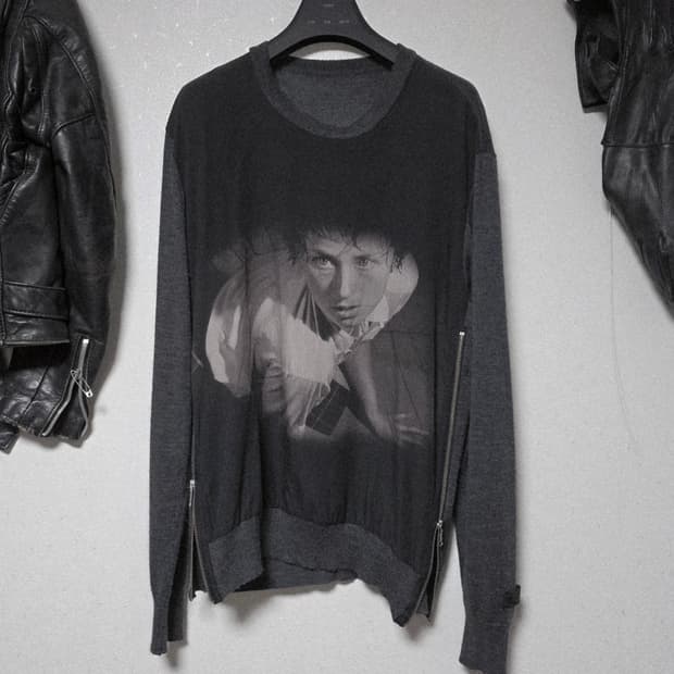 Undercover 20ss cindy sherman zip knit