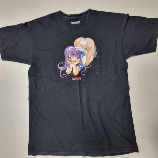 hook ups검정색 티셔츠