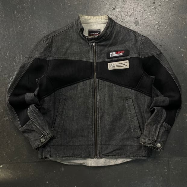 95-100 후부 레이싱 데님 자켓