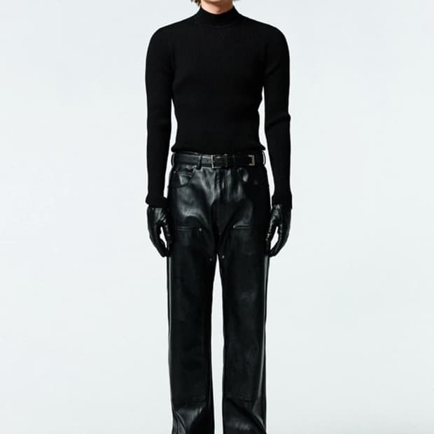 세비지 레더팬츠 M사이즈