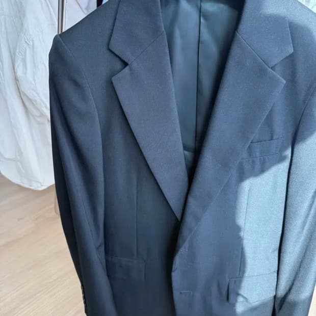 오라리 라이트 울 맥스 개버딘 자켓 25ss 블랙