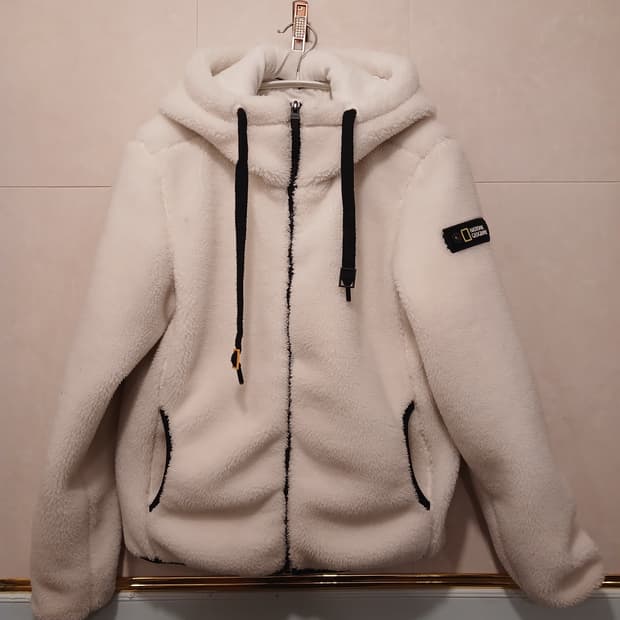 내셔널지오그래픽 정품 여성 뽀글이 후리스 90 (S) 사이즈