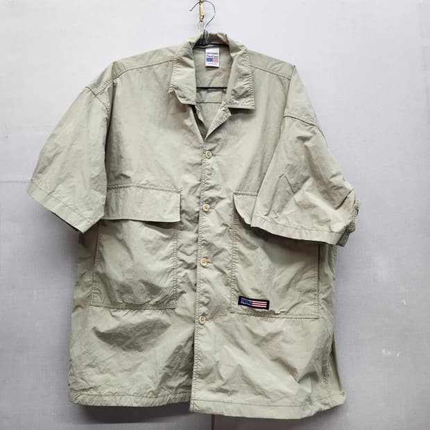 펜필드x프리즘웍스 빅포켓 나일론 반팔 자켓 L(XL)