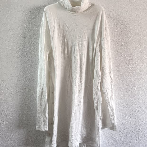 Ground Y 하이넥 슬릿 롱 풀오버 (유니섹스)