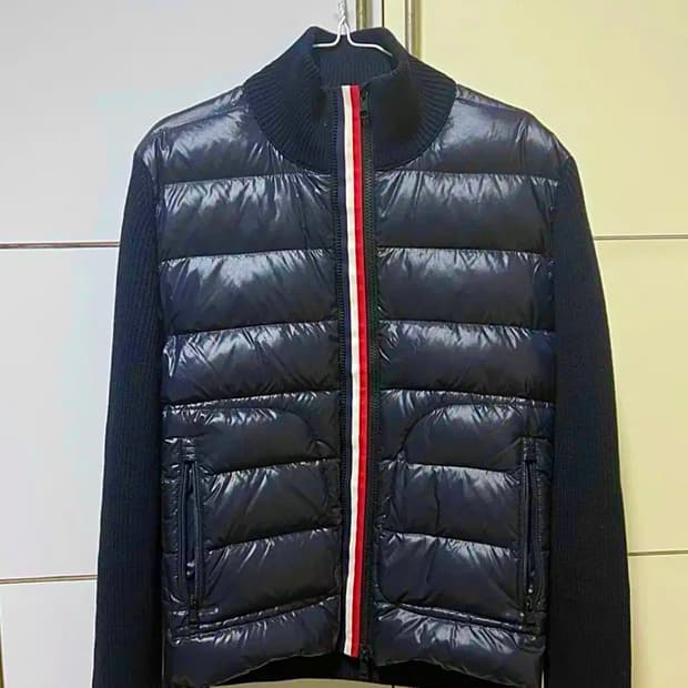 몽클레어 트리콧 삼성 유광패딩