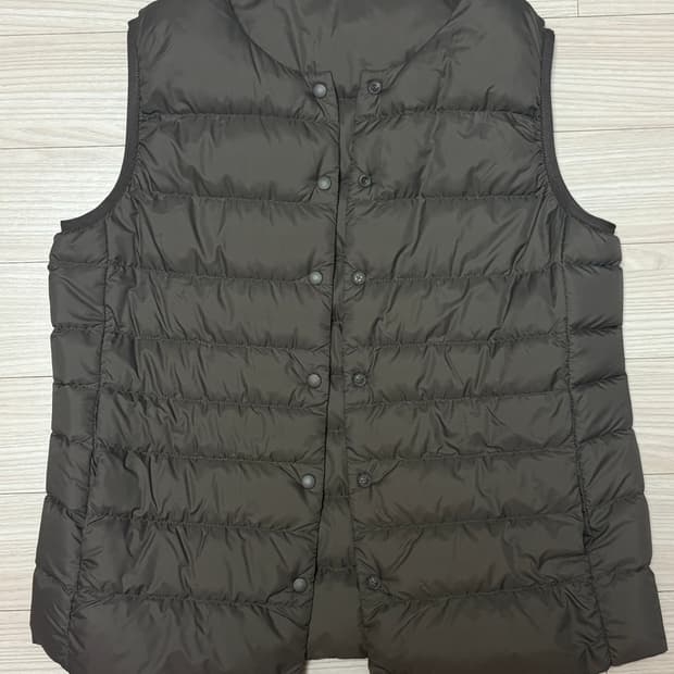 무인양품 MUJI 경량다운 패딩조끼 m