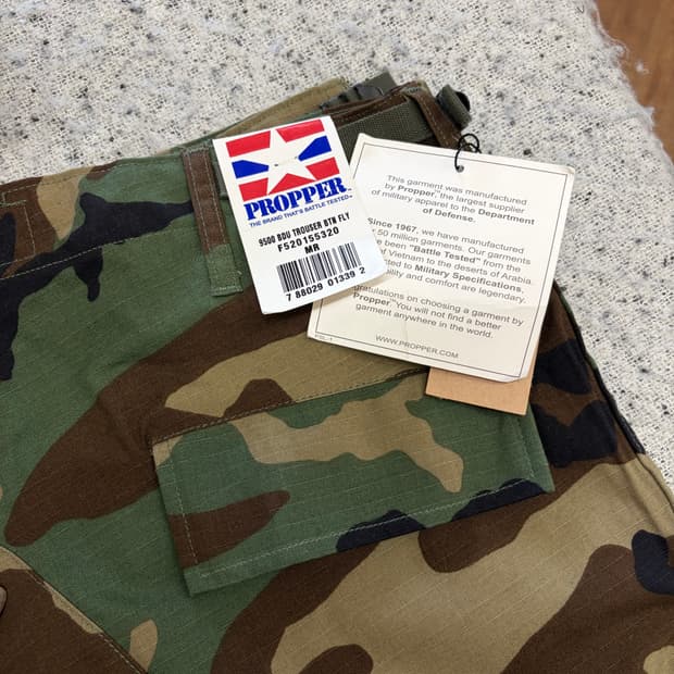 N224. 미군 프로퍼 카모 팬츠