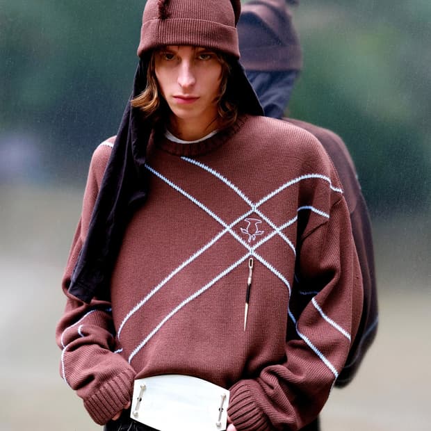 av vattev 드레이프드 비니 브라운