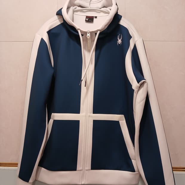 스파이더 정품 남성 후드 집업 L 사이즈