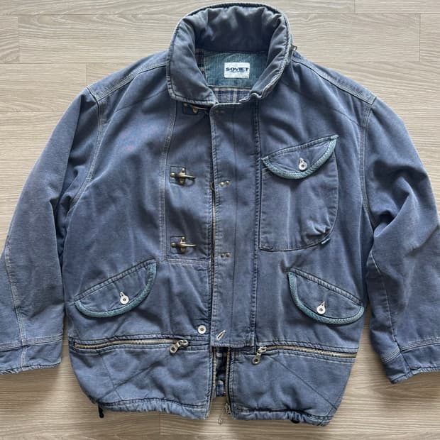 SOVIET 캔버스 파이어맨워크자켓