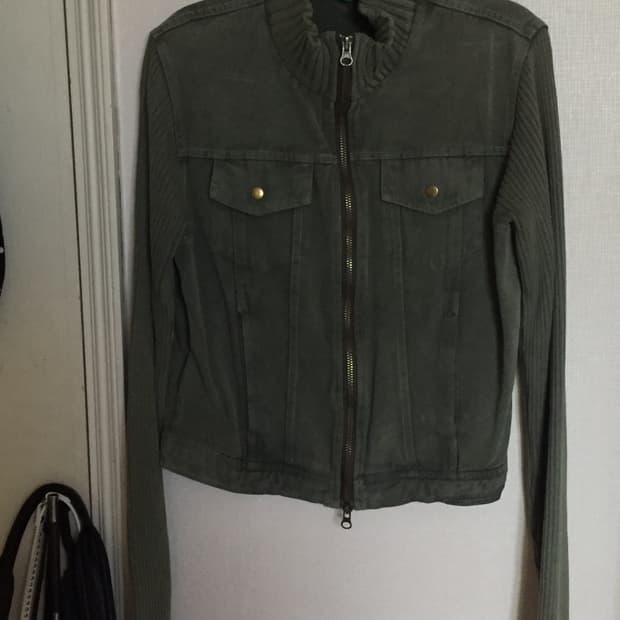 빈티지 데님 니트 자켓