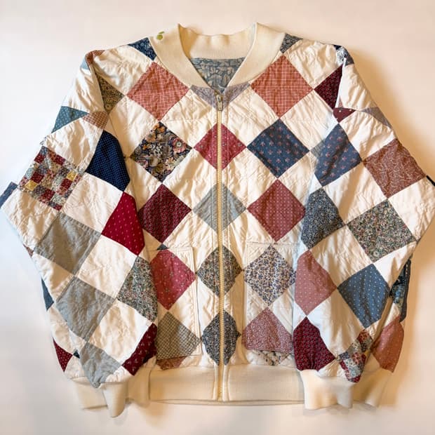 70’s Japan Vintage Handmade Patchwork