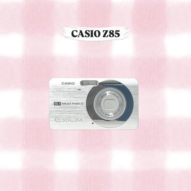 카시오 엑슬림 Z85 실버 빈티지디카