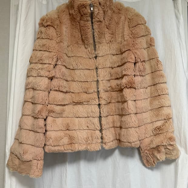 빈티지 토끼털 집업